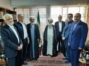 دیدار نامزد‌های ریاست جمهوری اسلامی با رئیس مجلس خبرگان رهبری