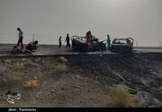 ۱۸ کشته و زخمی در تصادف‌ زنجیره‌ای جنوب استان کرمان