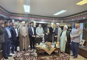 حضور جمعی از مسئولین در منزل شهید طهرانی مقدم+عکس