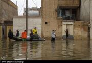 خدمت‌رسانی گروه‌های جهادگر بسیج در پی آبگرفتگی مناطق شیراز
