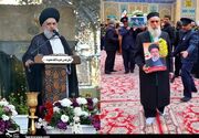ماجرای لباس متفاوت حجت الاسلام مومنی در تشییع "شهید رئیسی"
