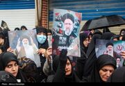 سوگواری مردم نقاط مختلف یزد در عزای شهید رئیسی
