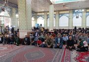 مراسم اعزام کاروان ارتحال امام در شرق شیراز