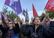 برگزاری تجمعات گسترده ضد راست افراطی در فرانسه