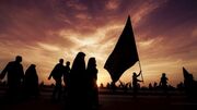 تأمین امنیت زائران اربعین حسینی به وسیله پهپاد و بالگرد های ارتش