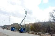 اجرای ۱۰ پروژه روشنایی در محورهای مواصلاتی استان اردبیل