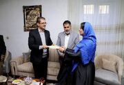 تجلیل استاندار کردستان از «فاطمه ظاهری» رکوردار گینس در سنندج
