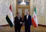 رایزنی ایران و تاجیکستان درمورد تقویت روابط دوجانبه