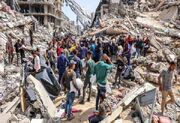 شهادت 20 فلسطینی در حمله رژیم صهیونیستی به النصیرات در مرکز غزه