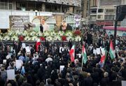 اجتماع بزرگ مردم تهران در پاسداشت شهدای خدمت برگزار شد