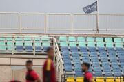 پرچم سیاه در ورزشگاه پرسپولیس: سید شهیدان خدمت