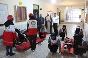 تمرین زلزله در مدارس رفسنجان