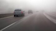 مه غلیظ در همدان کاهش وسعت دید رانندگان به ۲۰ متر