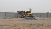 تخریب ساخت و ساز غیرمجاز در اراضی ملی مراغه