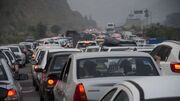 ترافیک سنگین در محور چالوس و آزادراه تهران-‌شمال