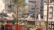 حمله رژیم صهیونیستی به کنسولگری ایران در دمشق + فیلم
