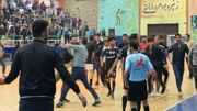 درگیری علت پایان نیمه تمام مسابقات فوتسال جام رمضان محمدیه