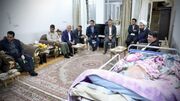 دیدار استاندار یزد با جمعی از خانواده‌های شهدای ارتش