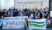 برگزاری اردوگاه حمایت از غزه در دانشگاه سیدنی استرالیا + تصاویر