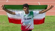 کسب مدال نقره قهرمانی آسیا از سوی پرتابگر جوان ایران
