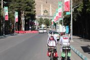 راکبان صلح و دوستی به یاد شهدای امدادگر حادثه تروریستی کرمان رکاب می‌زنند