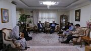 دیدار استاندار قزوین با خانواده شهید کارگر، زرآبادی پور