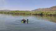 تداوم عملیات جست و جو برای یافتن کودک غرق شده در رودخانه خرسان