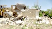 تخریب دو ساخت غیرمجاز در اسدآباد