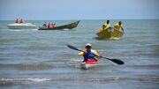 درخشش قایقران بوشهری در مرحله دوم لیگ آب‌های آرام