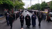عزاداری مردم آذربایجان غربی در سوگ شهادت امام صادق(ع)