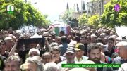 تشییع و خاکسپاری پیکر شهید مزرئی نوده در روستای نوده ملک