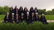 اجرای نماهنگ قلب رضا توسط گروه سرود دختران آفتاب روستای ده محمد + فیلم