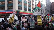 راهپیمایی حامیان فلسطین در نیویورک + فیلم