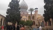 نمایی از امامزاده علی بن حمزه (ع) شیراز در دهه کرامت + فیلم