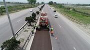 اجرای بیش از ۱۰۲۱ کیلومتر روکش آسفالت در راه‌های مازندران