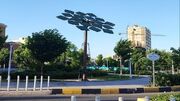 نصب نخستین درخت خورشیدی در قم