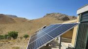 تجهیز پاسگاه محیط‌بانی برد بلند به سامانه انرژی خورشیدی