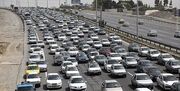 آخرین وضعیت ترافیکی در آزاد راه کرج - تهران ۱۹ خرداد