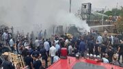آتش‌سوزی انبار لاستیک در شهریار
۵۰ مصدوم در حادثه آتش سوزی/ اعزام ۱۰ آمبولانس