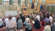 گوشه‌هایی از مراسم پر فیض دعای توسل در امامزاده سید بهلول (ع) + تصاویر