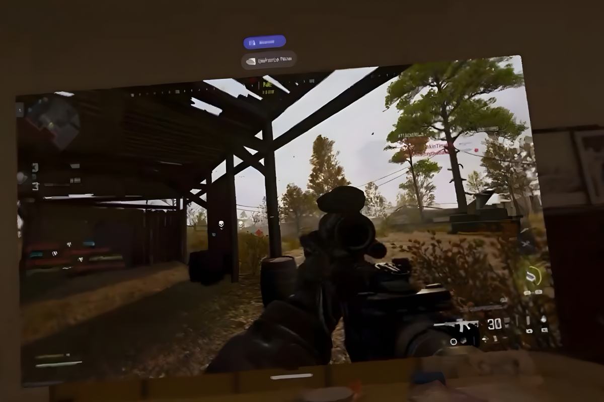 اجرای بازی کالاف دیوتی در محیط سه‌بعدی! [تماشا کنید]