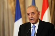 رئیس پارلمان لبنان از ایران تشکر کرد