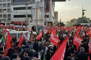 آغاز آیین تشییع پیکر مطهر آقای شهید ایران