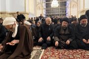وداع سید عمار حکیم با رهبر شهید ایران در حضرت امام رضا (ع)+ تصاویر