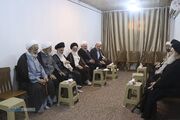 دیدار هیئت اعزامی از سوی رهبر معظم انقلاب با علماء نجف