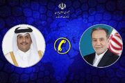 تماس تلفنی وزیر خارجه قطر با عراقچی