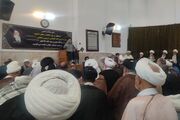 برگزاری مراسم بزرگداشت آیت‌الله شبیری زنجانی در دفتر آیت الله نوری همدانی