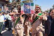 پیکر شهید مدافع امنیت در قم تشییع و به خاک سپرده شد