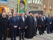 تجدید میثاق عراقچی و معاونان وزارت خارجه با آرمان‌های امام (ره)