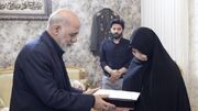 ابلاغ سلام رهبر انقلاب به خانواده سپهبد شهید موسوی + تصاویر